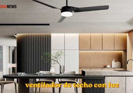 ventilador de techo con luz